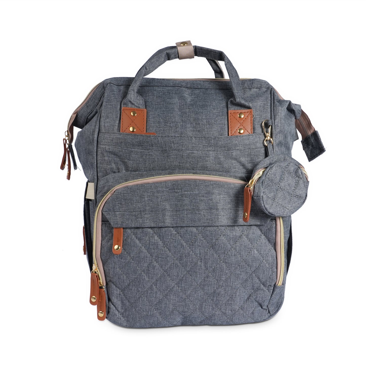 Nougat Smart Diaper Bag (GREY)