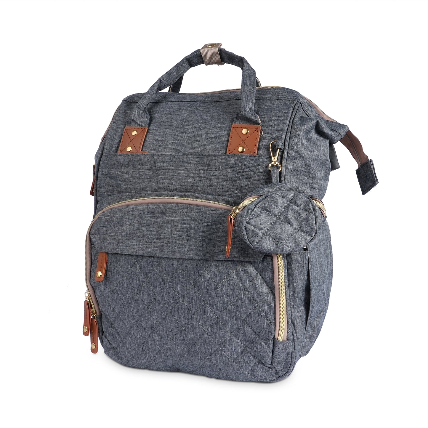 Nougat Smart Diaper Bag (GREY)