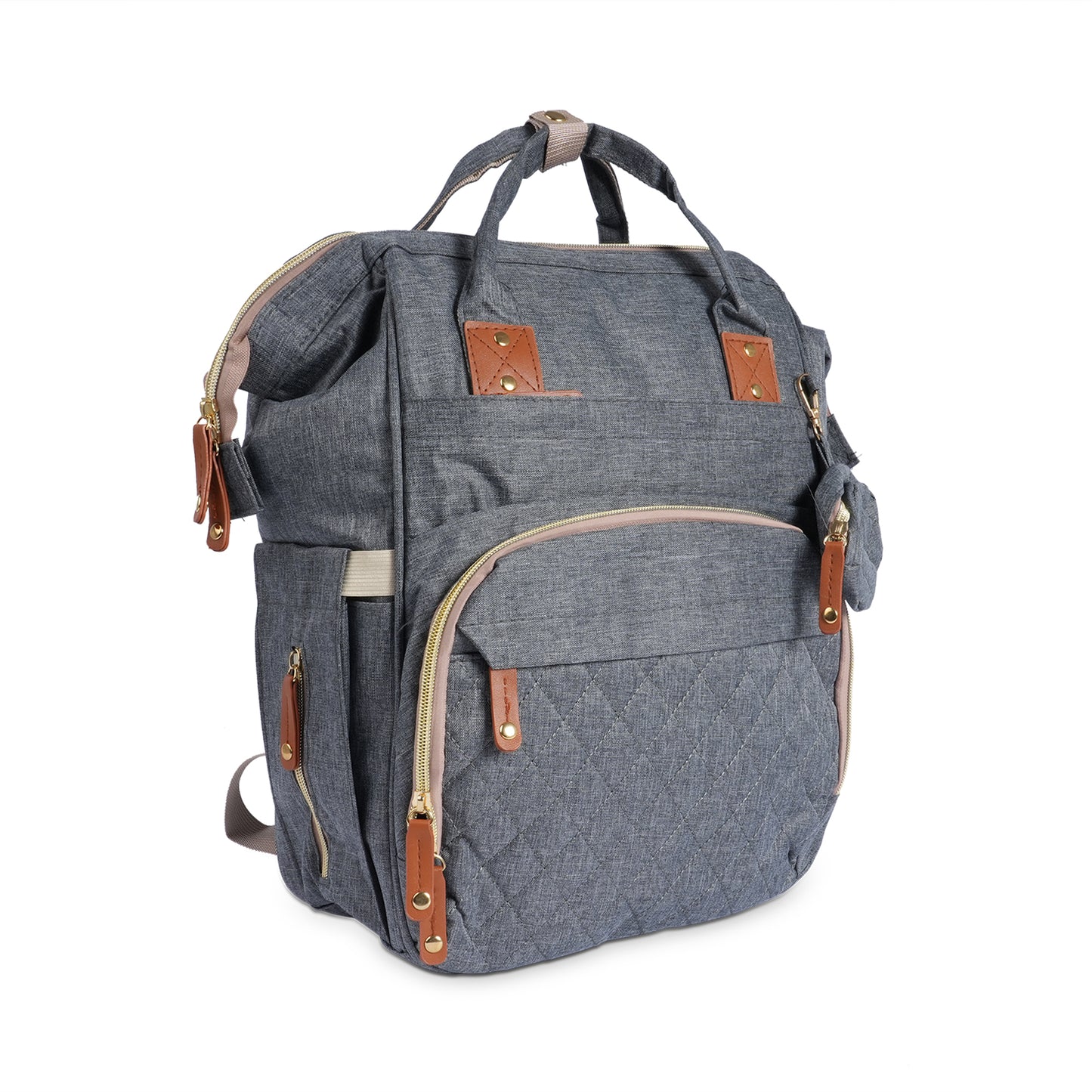 Nougat Smart Diaper Bag (GREY)