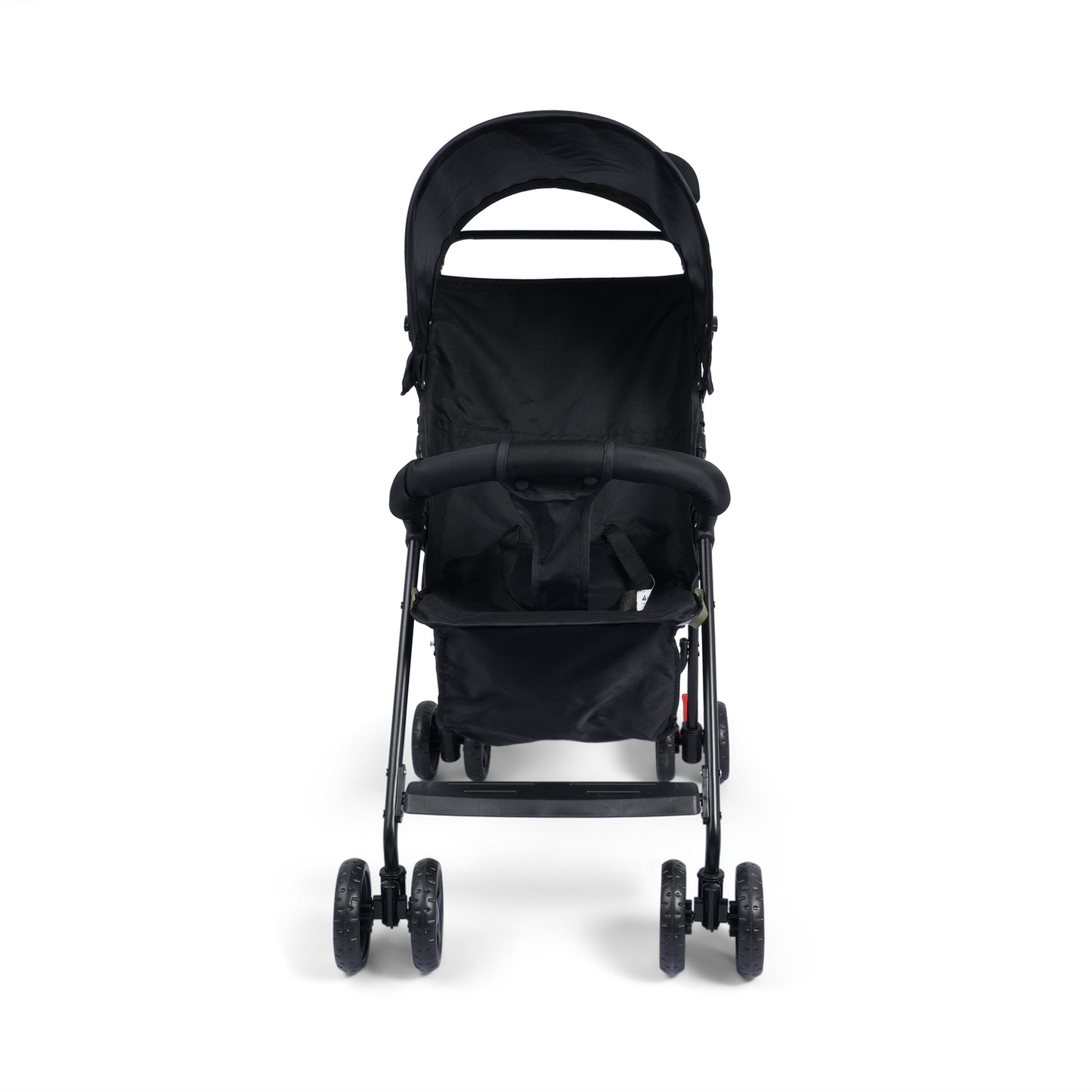 Oswald Eco Stroller (BLACK) - Travel Friendly, Easy To Fold, Wheel Lock, Storage Pouch, Canopy