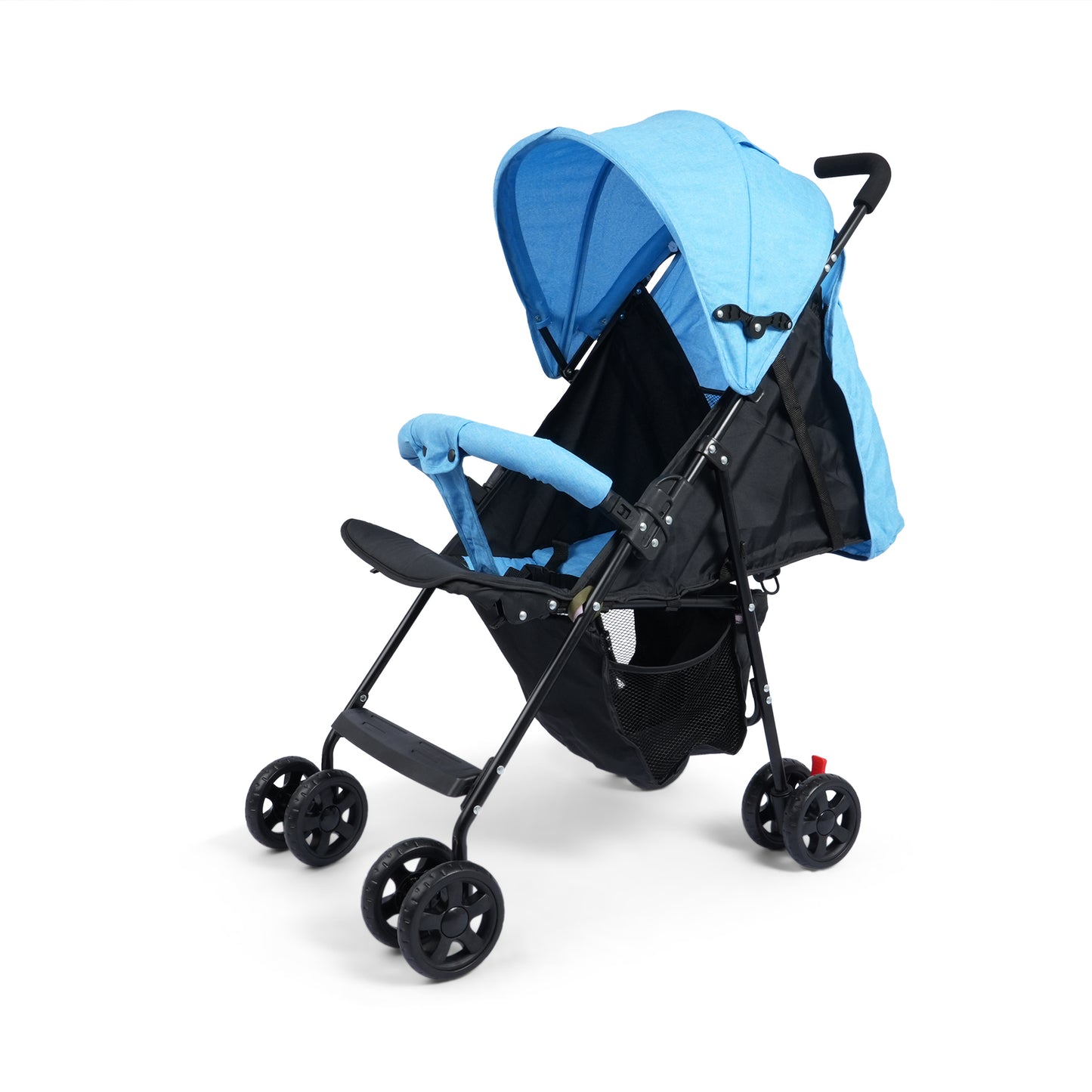 Aria Lite Stroller (BLUE) - Travel Friendly, Easy To Fold, Wheel Lock, Storage Pouch, Canopy