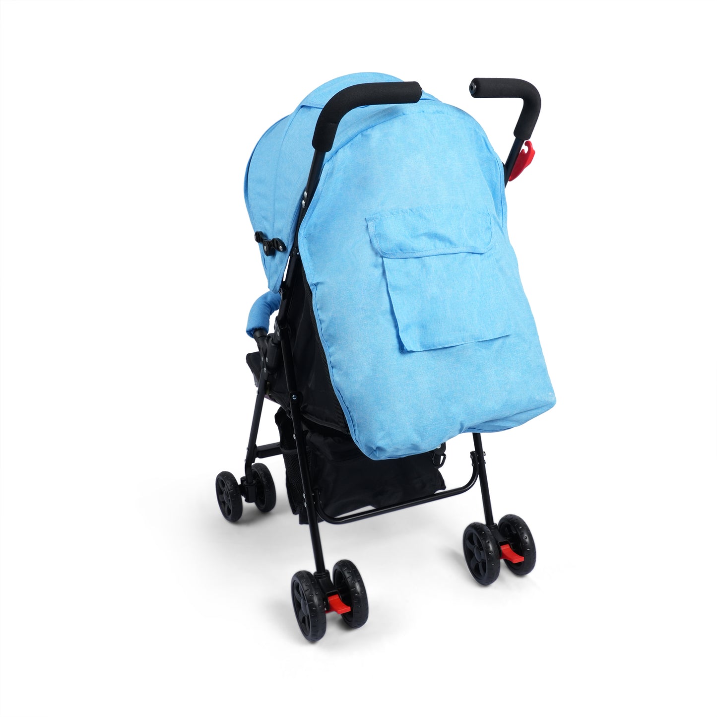 Aria Lite Stroller (BLUE) - Travel Friendly, Easy To Fold, Wheel Lock, Storage Pouch, Canopy