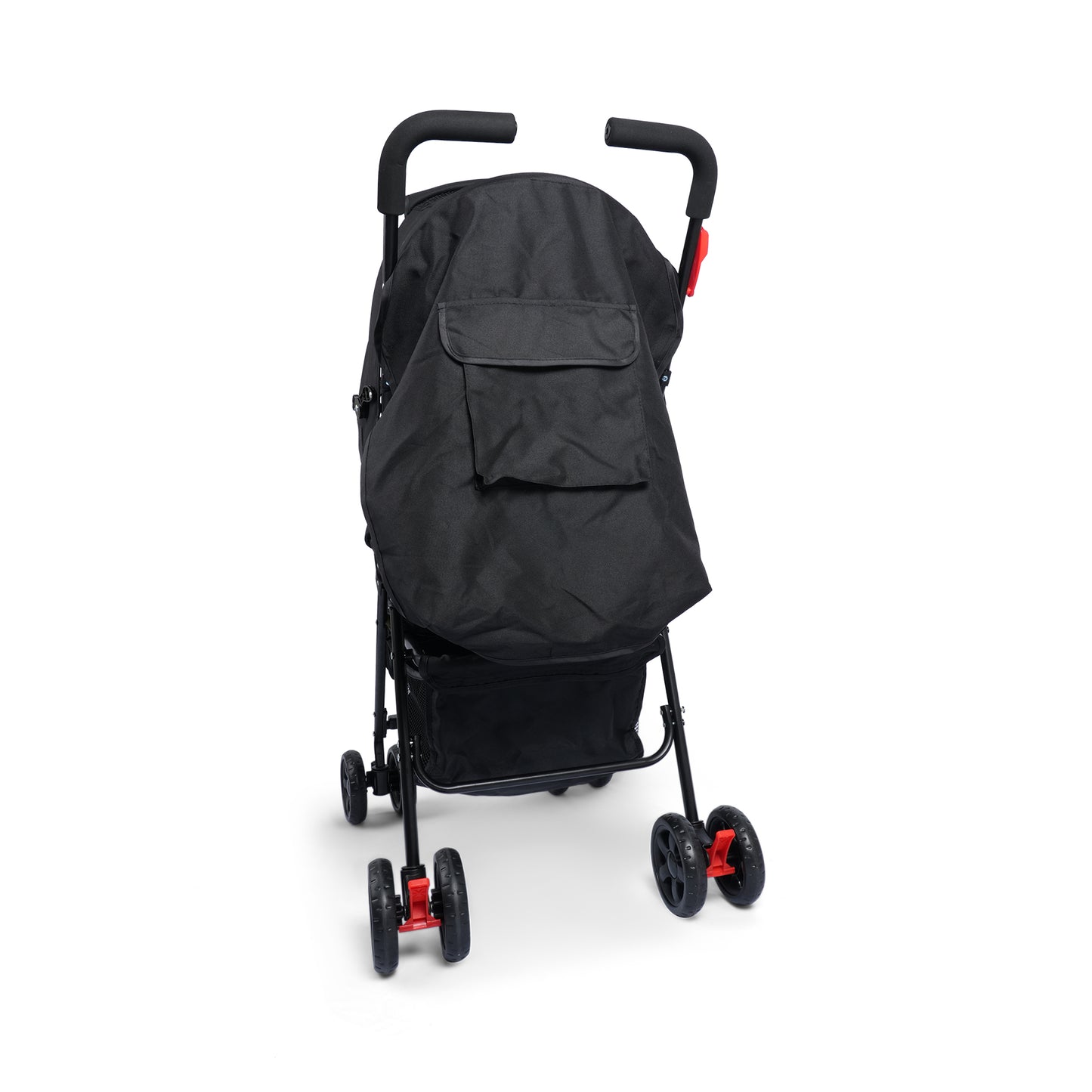 Aria Lite Stroller (BLACK) - Travel Friendly, Easy To Fold, Wheel Lock, Storage Pouch, Canopy