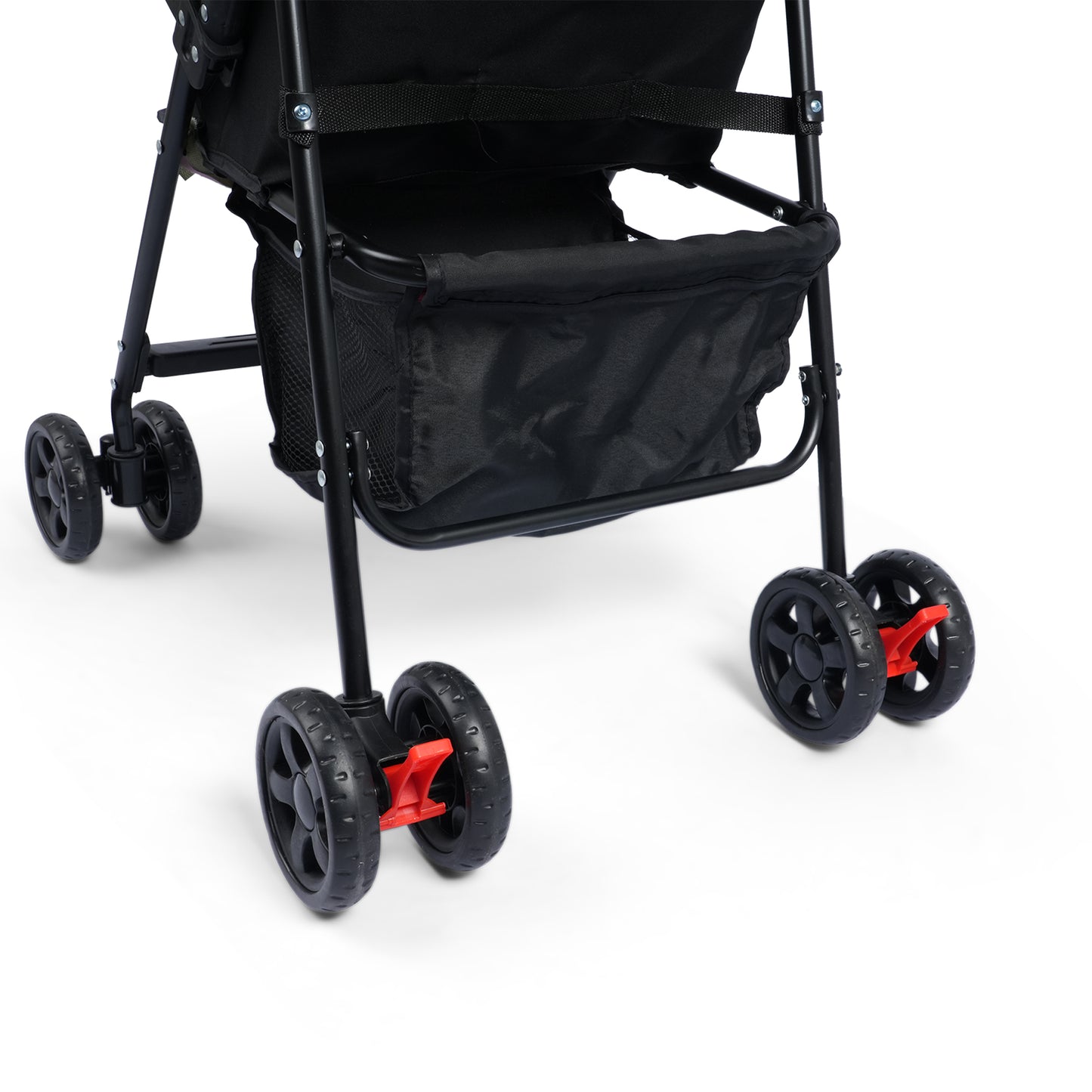 Aria Lite Stroller (BLACK) - Travel Friendly, Easy To Fold, Wheel Lock, Storage Pouch, Canopy