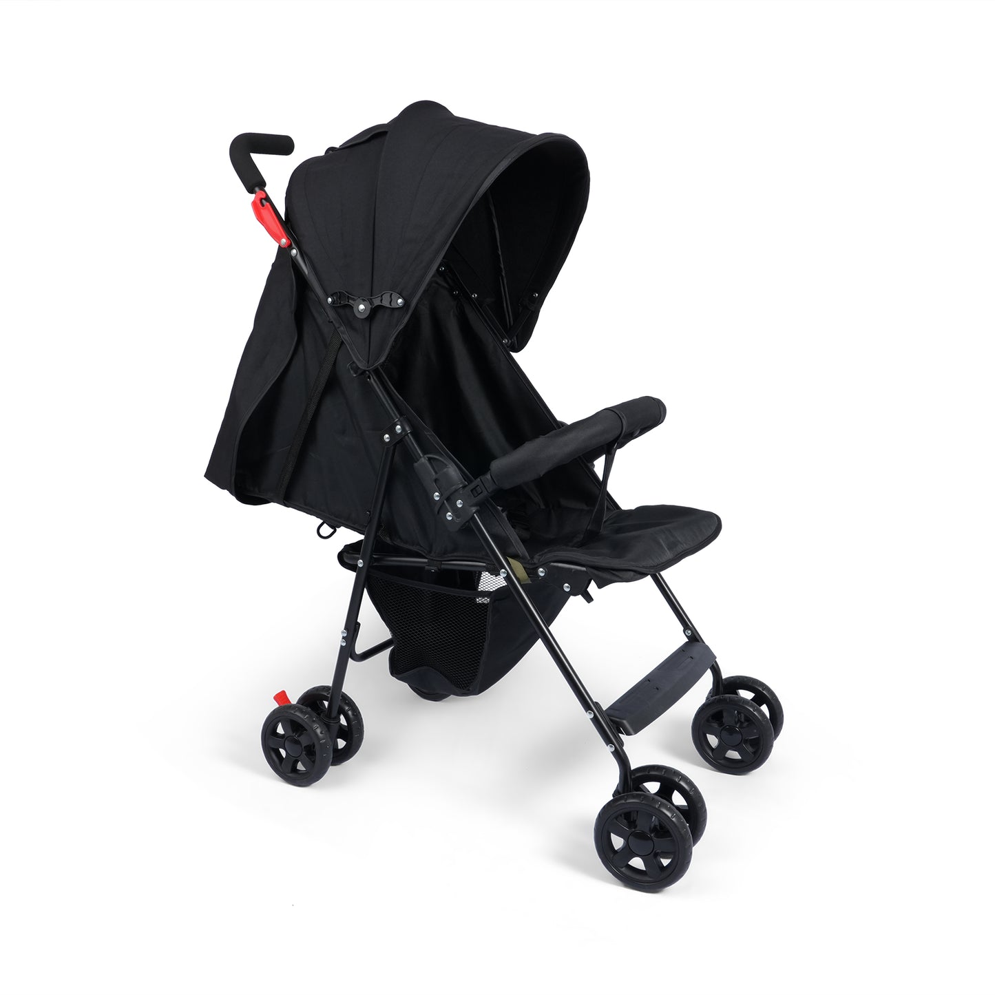 Aria Lite Stroller (BLACK) - Travel Friendly, Easy To Fold, Wheel Lock, Storage Pouch, Canopy