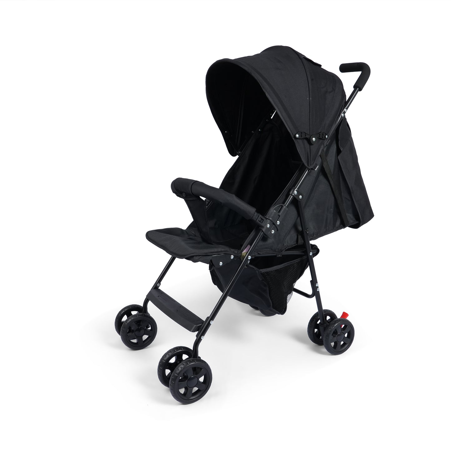 Aria Lite Stroller (BLACK) - Travel Friendly, Easy To Fold, Wheel Lock, Storage Pouch, Canopy