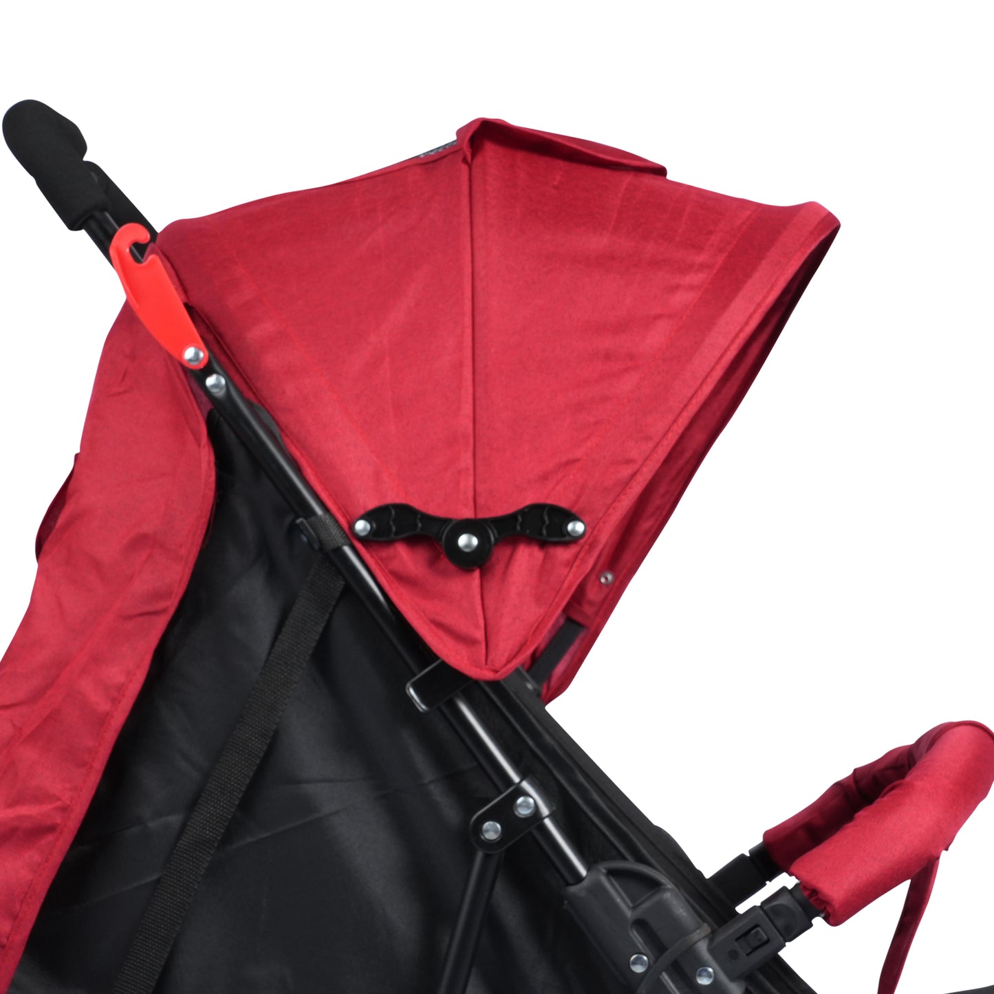 Aria Lite Stroller (RED) - Travel Friendly, Easy To Fold, Wheel Lock, Storage Pouch, Canopy