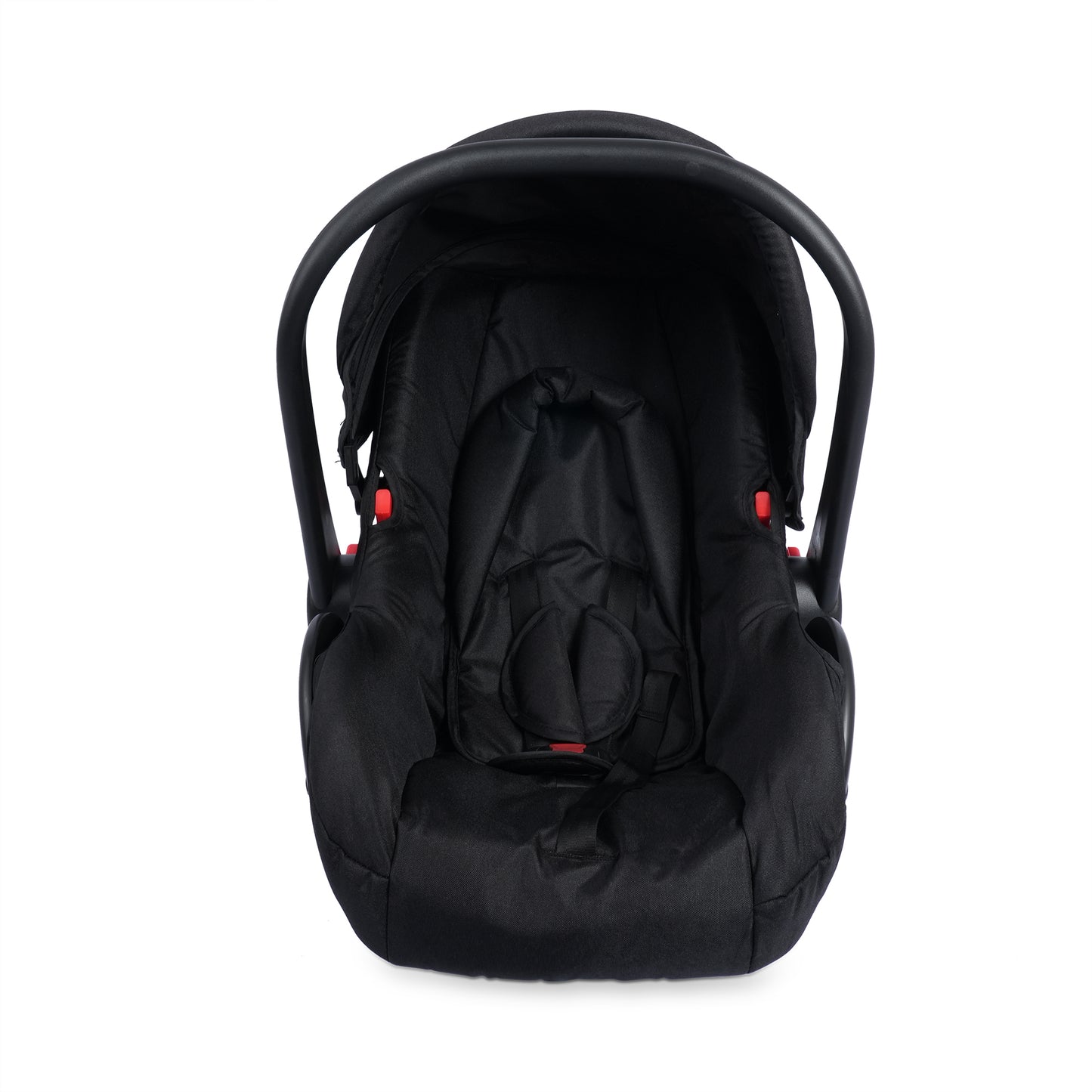 Valor 4 in 1 Pram Stroller with Car Seat (BLACK) - Travel Friendly, Reversible, Easy To Fold, Wheel Lock, Storage Pouch, Canopy, Car Seat